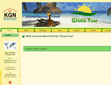 Tablet Screenshot of groma-tour.eu